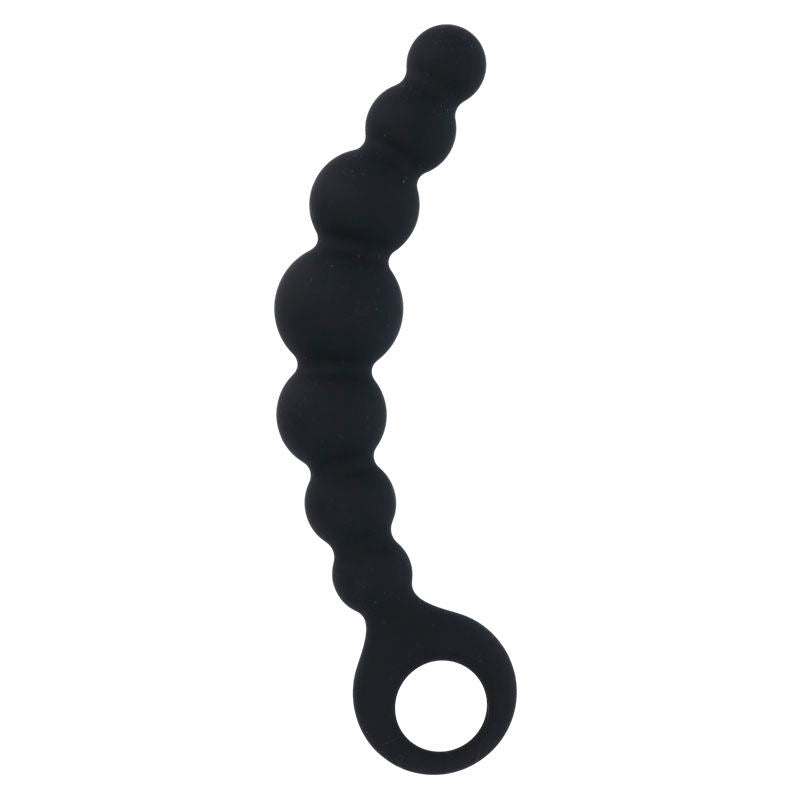 Intense Anal Beads Max Black med 8 silikonbollar