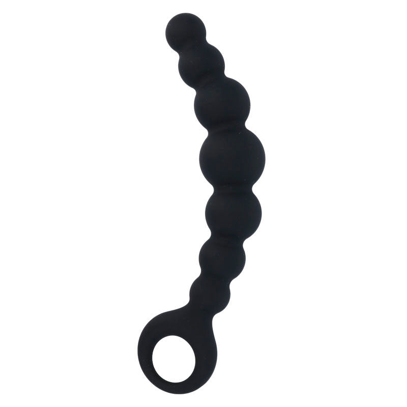 Intense Anal Beads Max Black med 8 silikonbollar