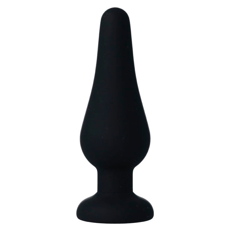 INTENSE Anal Plug Pipo M i svart silikon 11 cm