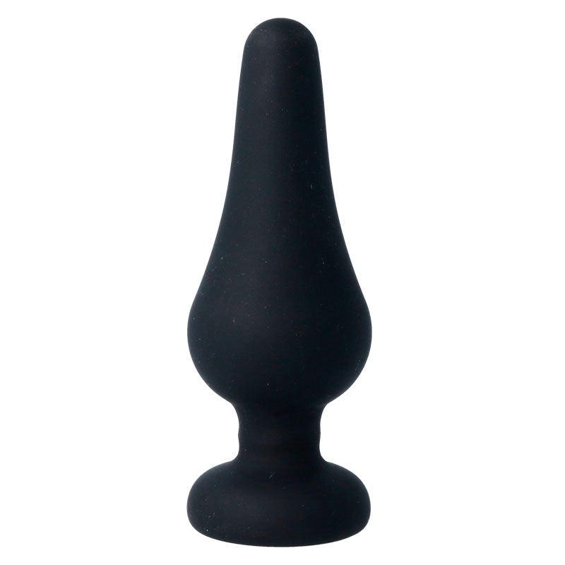INTENSE Pipo L analplug i svart silikon 13 cm