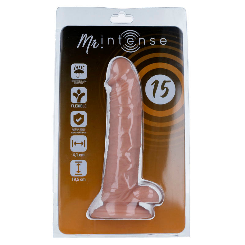 MR INTENSE - 15 REALISTIC COCK 19,5 CM -O- 4,1 CM