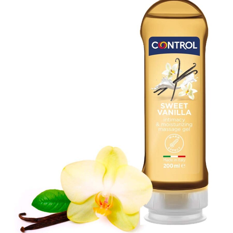 CONTROL 2 i 1 massagegel Madagascar Sweetness 200 ml