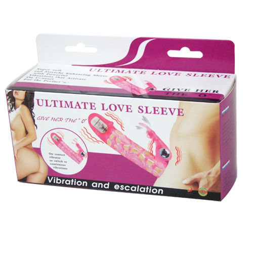 BAILE Ultimate Love Extender Cover 10 V med klitorisstimulator