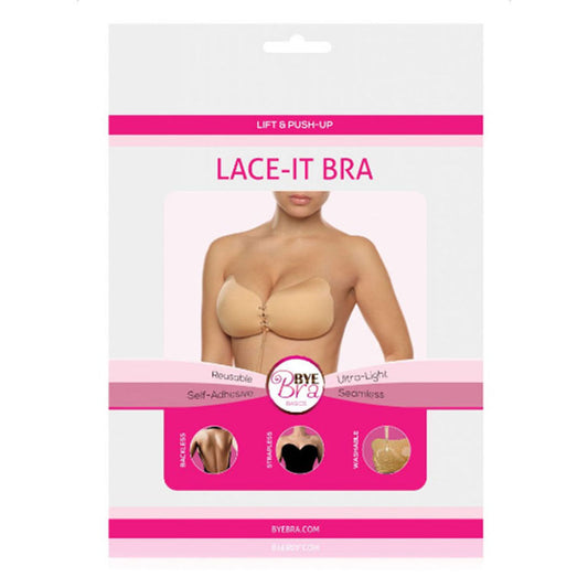 Lace Bra i svart för push-up och stöd
