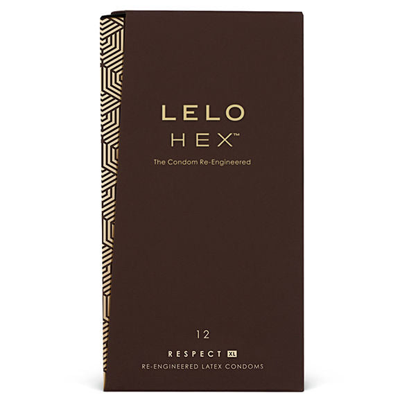 LELO HEX Respect XL kondomer 12-pack