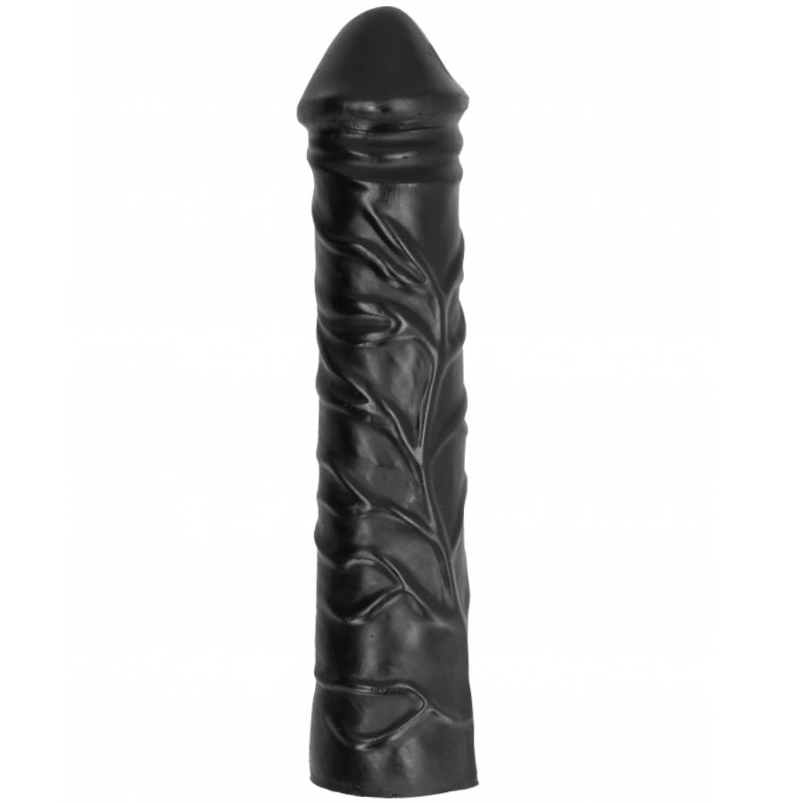 ALL BLACK gigantisk soft fisting dildo 32 cm