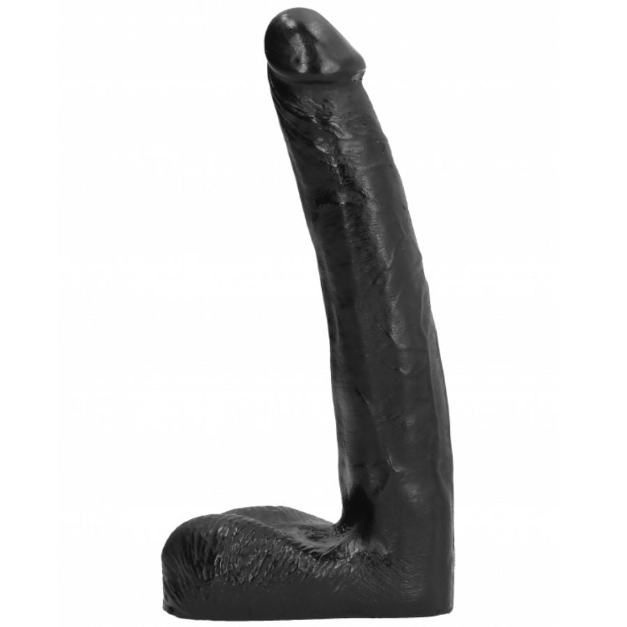 ALL BLACK Dildo Realistisk 21 cm