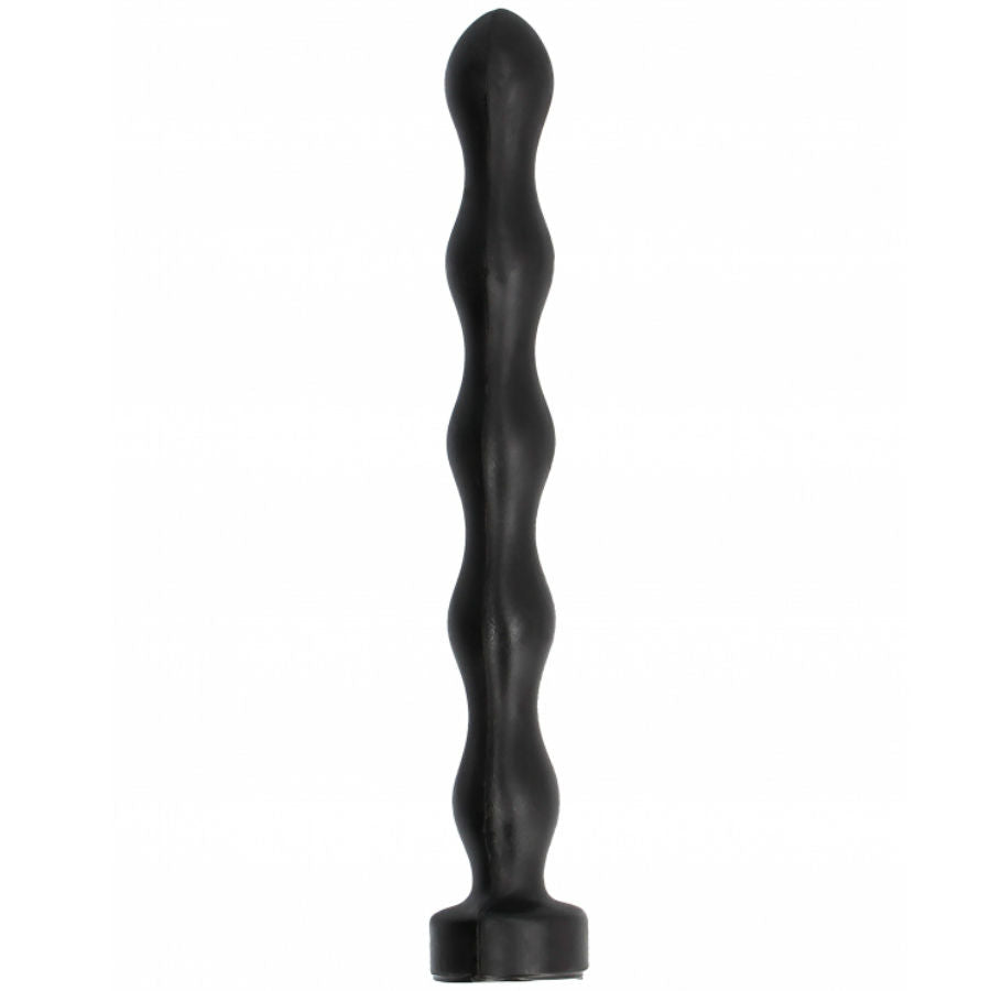 ALL BLACK analplugg med justerbar storlek 32 cm