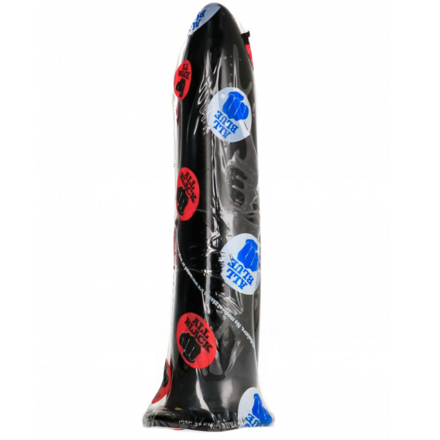 ALL BLACK dilator för anal och vaginal användning, 20 cm