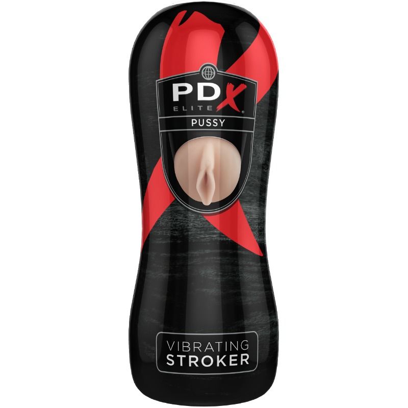 PDX ELITE vibrerande vaginal stroker