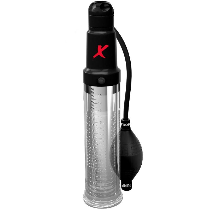 PDX Elite Suck N Pump Stroker vibrerande masturbator
