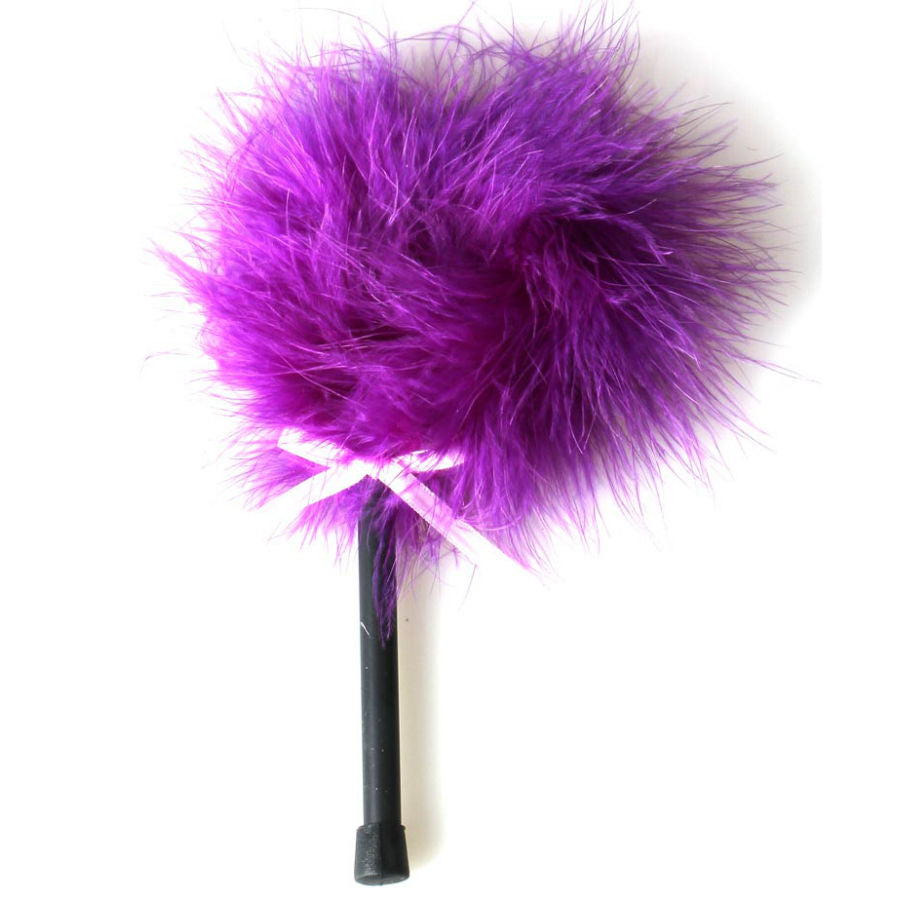Lila marabou-duster för sensuella upplevelser