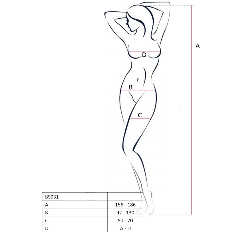 Nätbodystocking från Passion