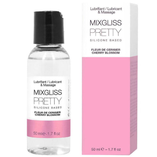 MIXGLISS Pretty silikonbaserat glidmedel med körsbärsblomma 50 ml