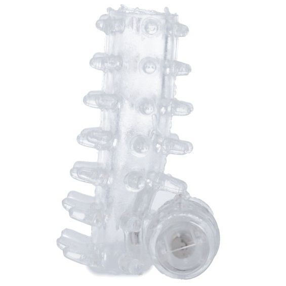 CASUAL LOVE vibrerande ringfoder i transparent design