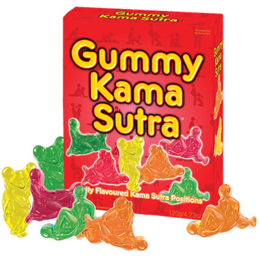 Kamasutra Gummies i olika färger och smaker