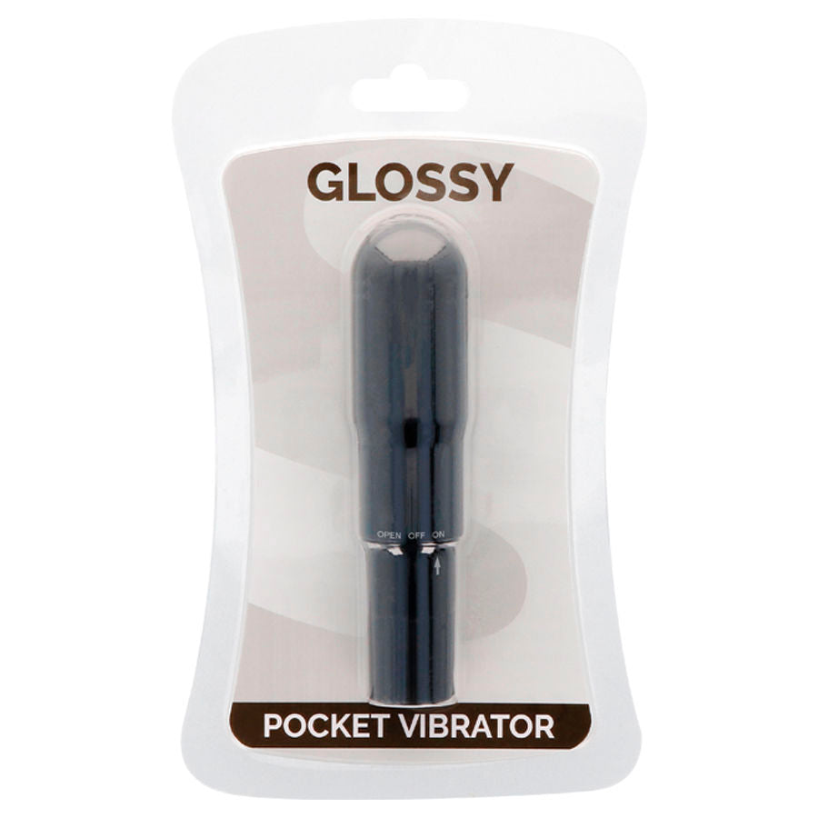 GLOSSY Pocket Vibrator Black