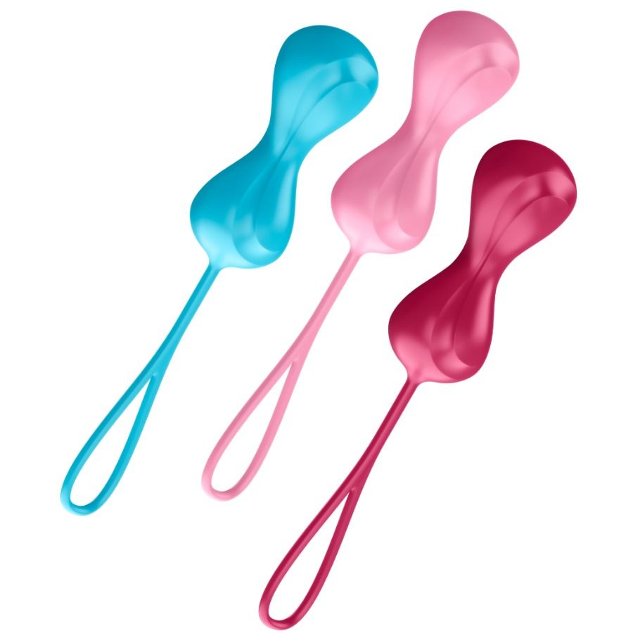 Satisfyer Loveballs Träningsset 1 med tre bollar i olika vikter