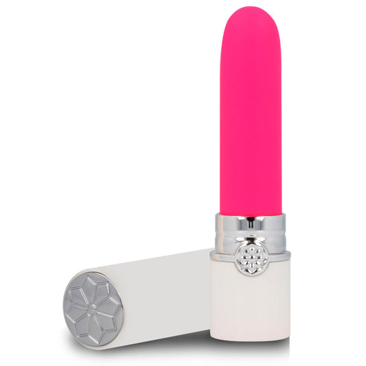 LIPS STYLE Cleo läppstiftsvibrator i vit och rosa
