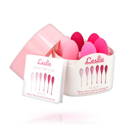 LESLIE - KEGEL FIT PELVIC MUSCLE TRAINING SET 6 VIKTER