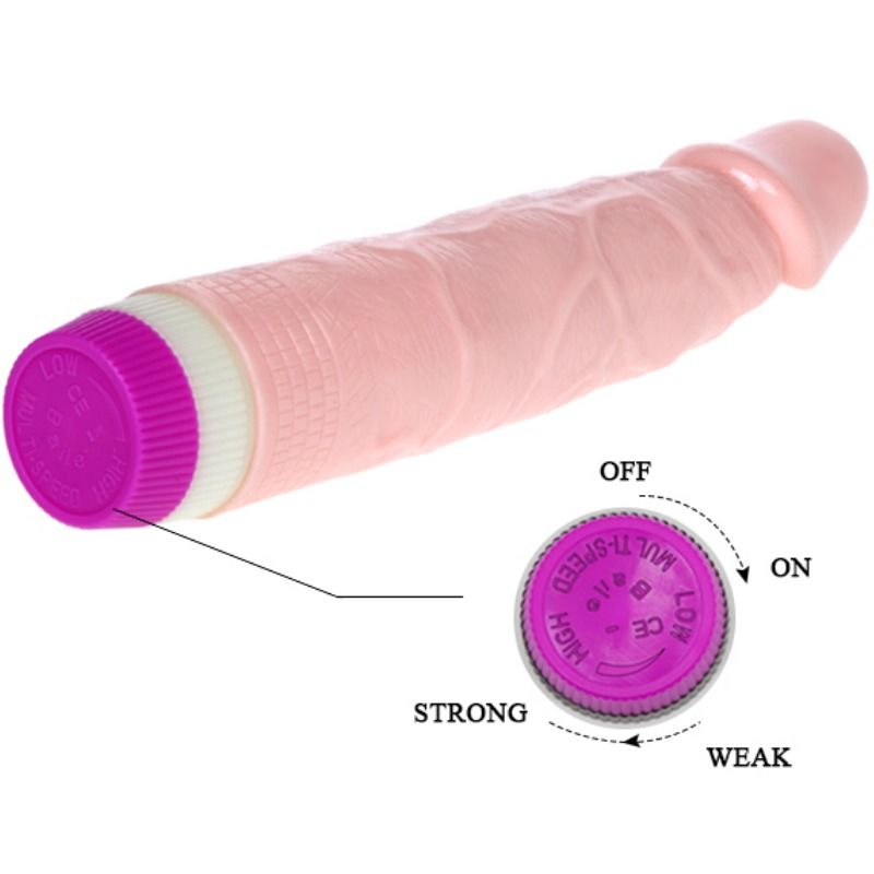 BAILE realistisk vibrator för nybörjare 21,5 cm