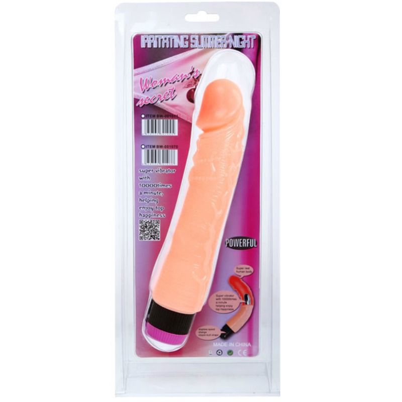 BAILE naturlig flexibel realistisk vibrator 24 cm