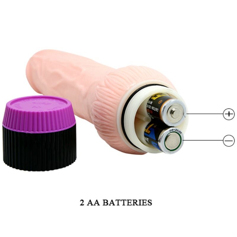 BAILE - ADOUR CLUB REALISTISK VIBRATOR MED BRED BAS 22 CM
