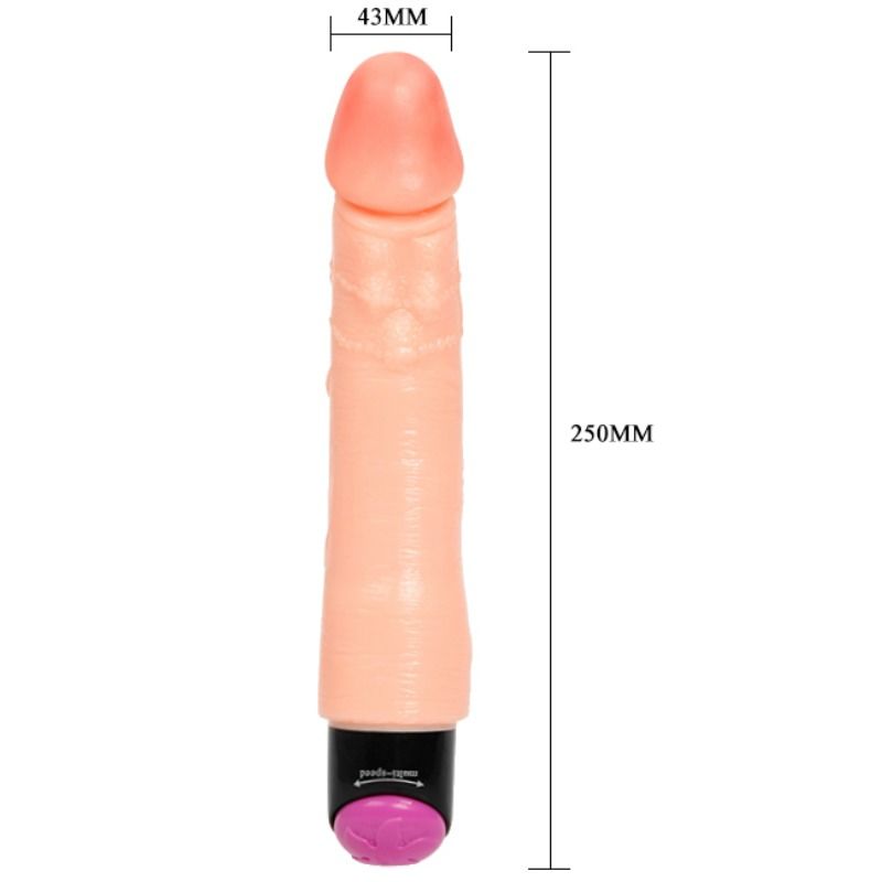BAILE realistisk vibrator 25 cm