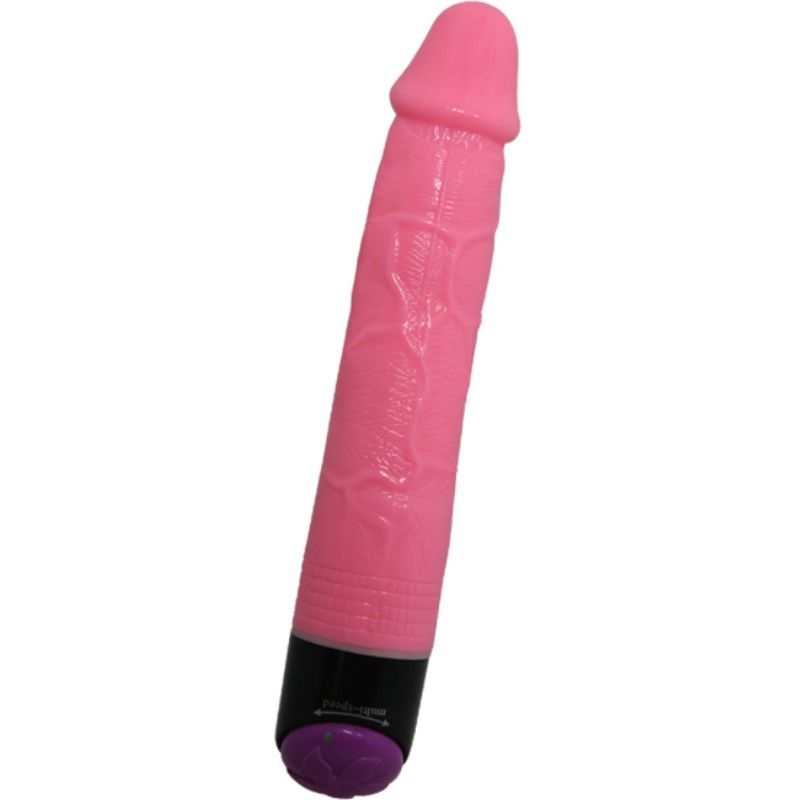 BAILE färgglad realistisk vibrator 23 cm
