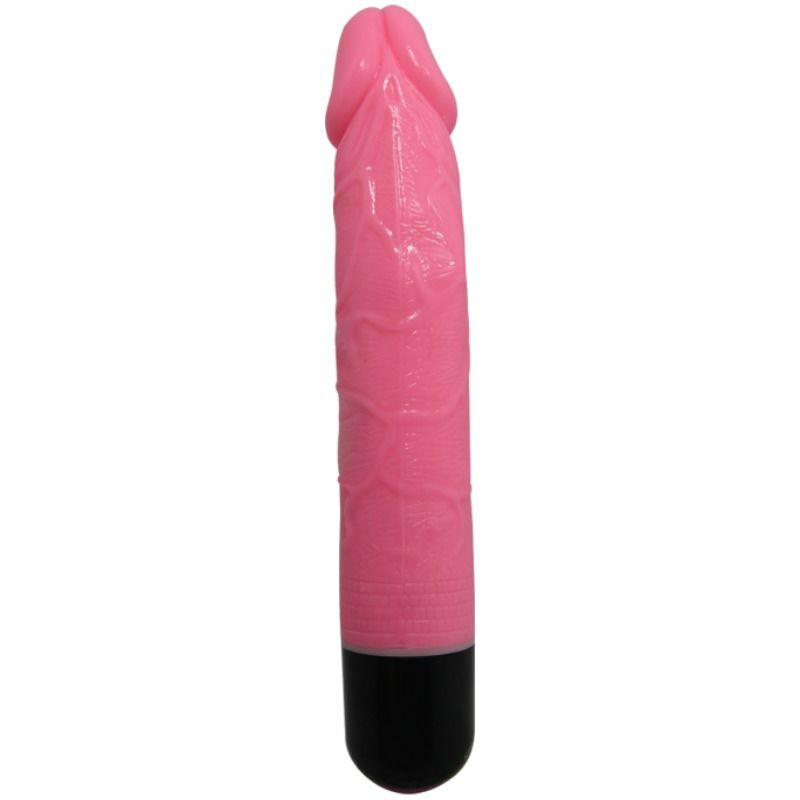 BAILE färgglad realistisk vibrator 23 cm