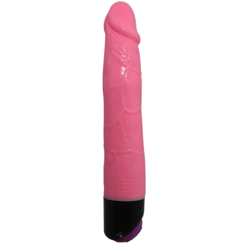 BAILE färgglad realistisk vibrator 23 cm