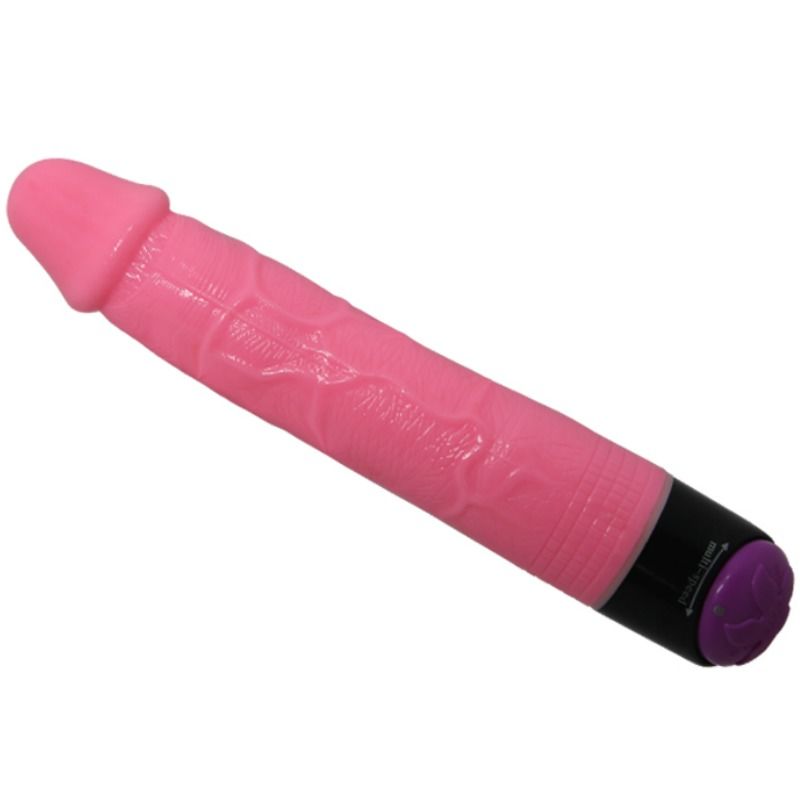 BAILE färgglad realistisk vibrator 23 cm