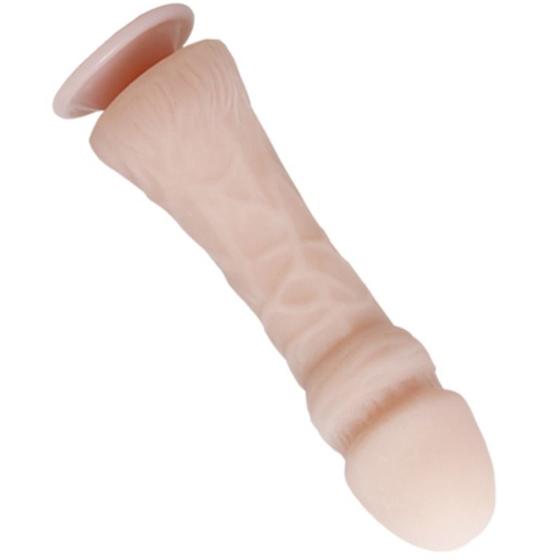 BAILE stor penisdildo med naturlig vibration 23,5 cm