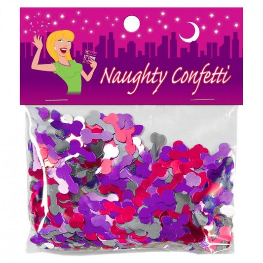 Naughty Confetti med penisformad konfetti i metalliska färger