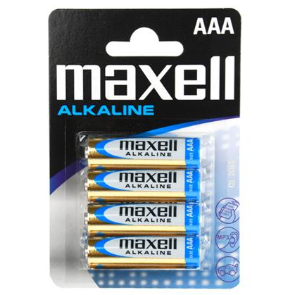MAXELL AAA-batteri 4-pack