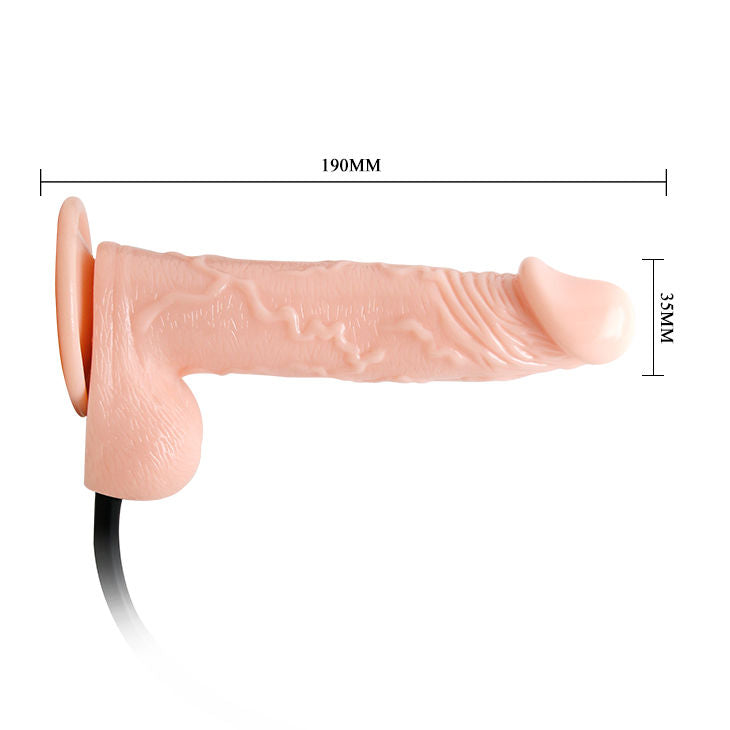 BAILE realistisk vibrerande och inflaterbar dildo