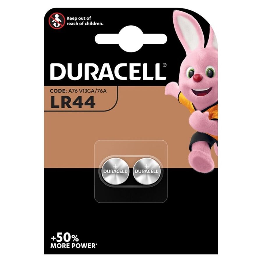 DURACELL LR44 1,5V batteri 2 enheter