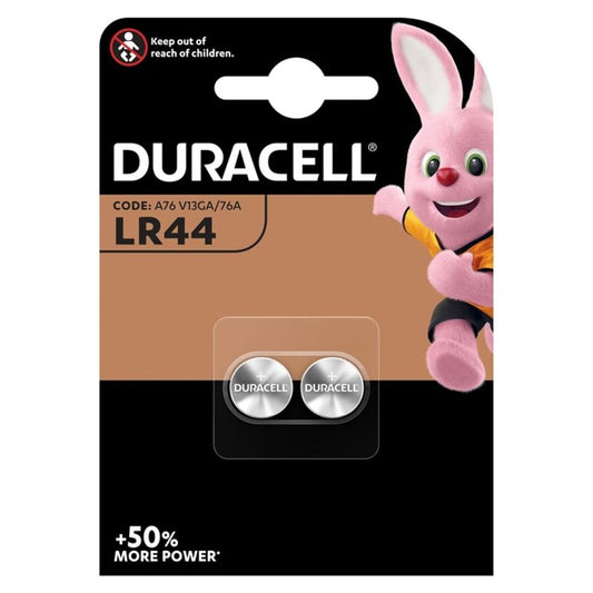 DURACELL LR44 1,5V batteri 2 enheter