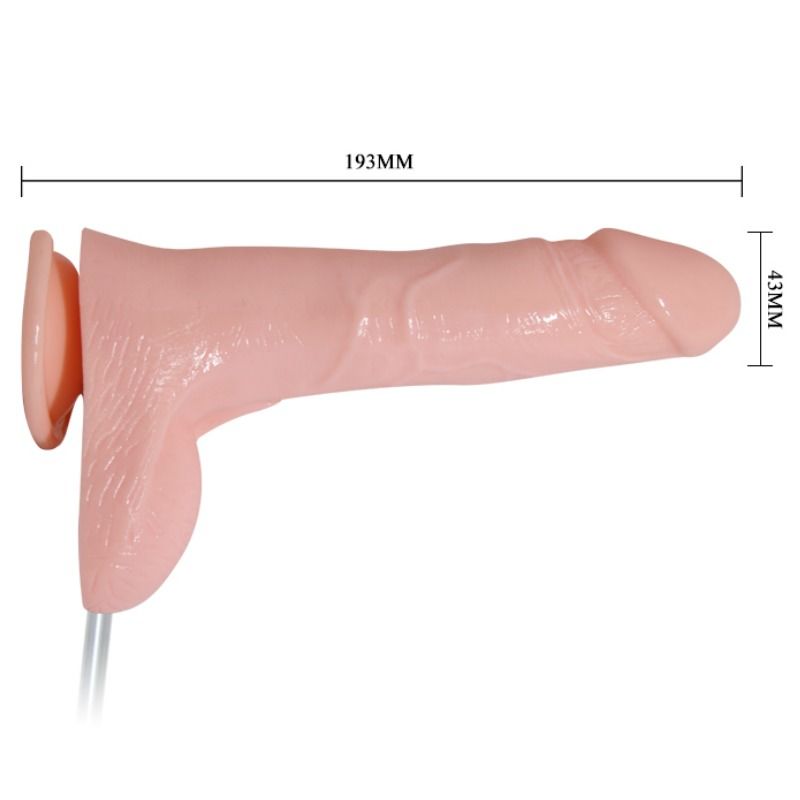 BAILE vibrerande dildo med ejakulationsfunktion