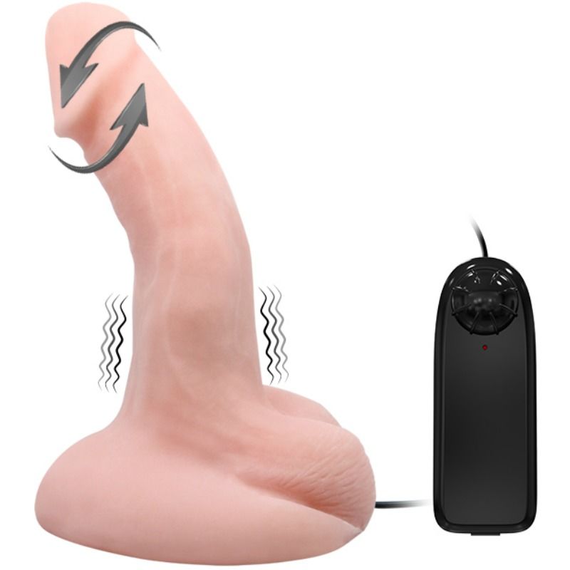 BAILE - ARBITRARINESS DILDO MED VIBRATION OCH ROTATION