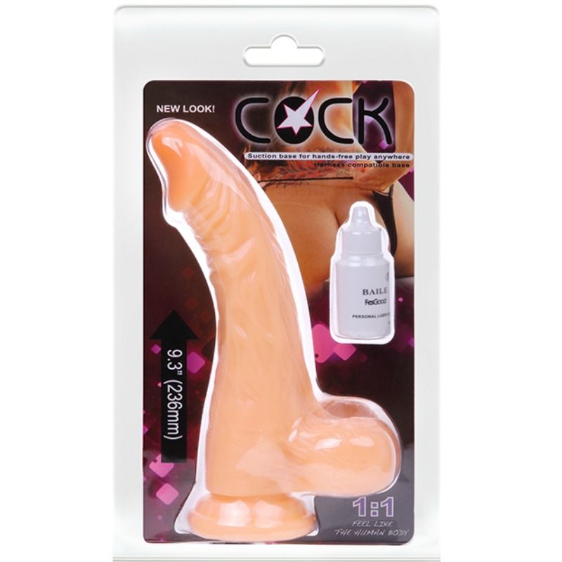BAILE realistisk dildo med vibration