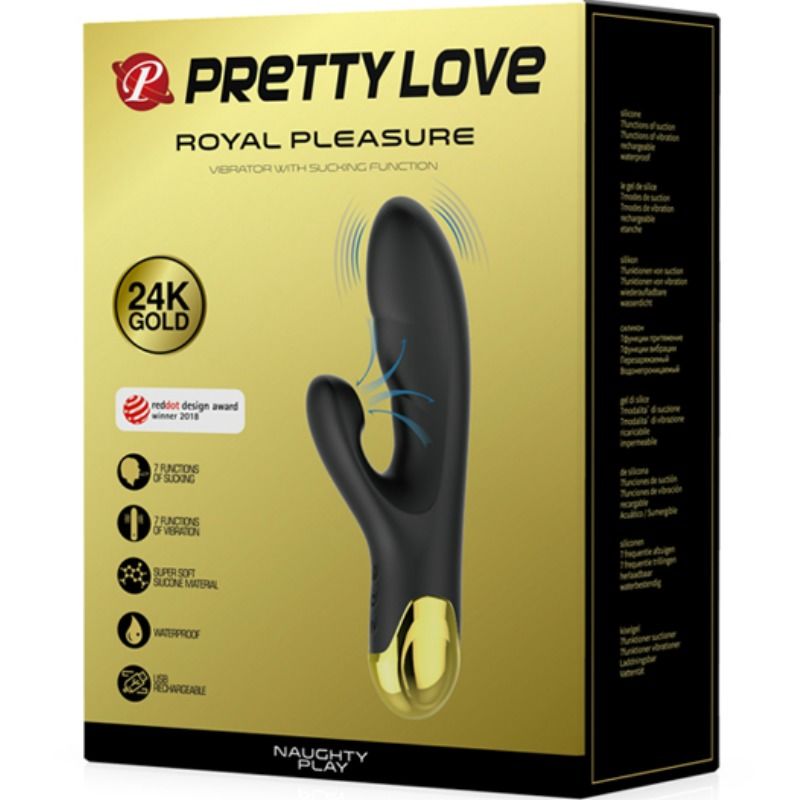 PRETTY LOVE - SMART NAUGHTY PLAY VIBRATION OCH SUCTION