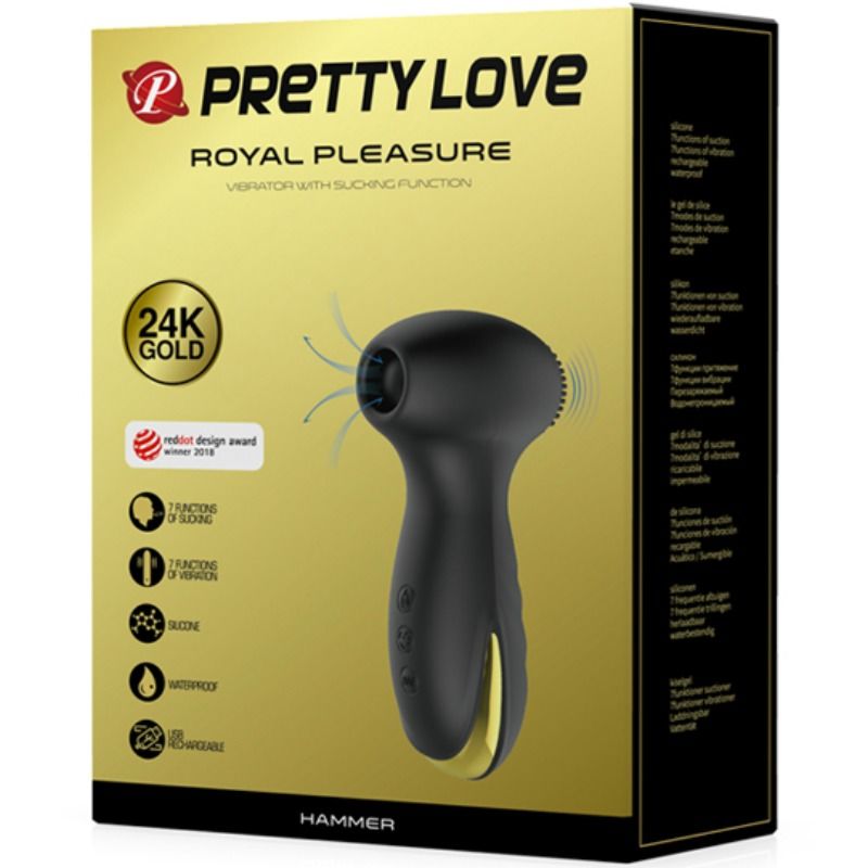Pretty Love Smart Hammer med vibrations- och sugfunktioner