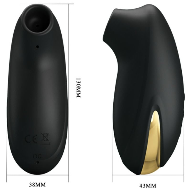 PRETTY LOVE SMART OTIS sugstimulator i svart och guld