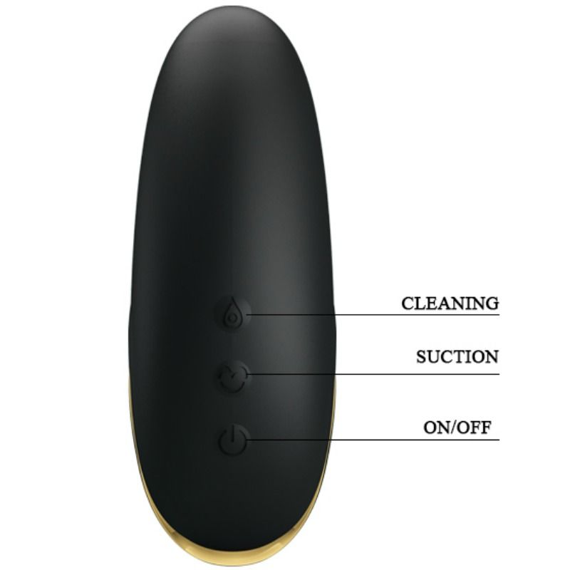 PRETTY LOVE SMART OTIS sugstimulator i svart och guld