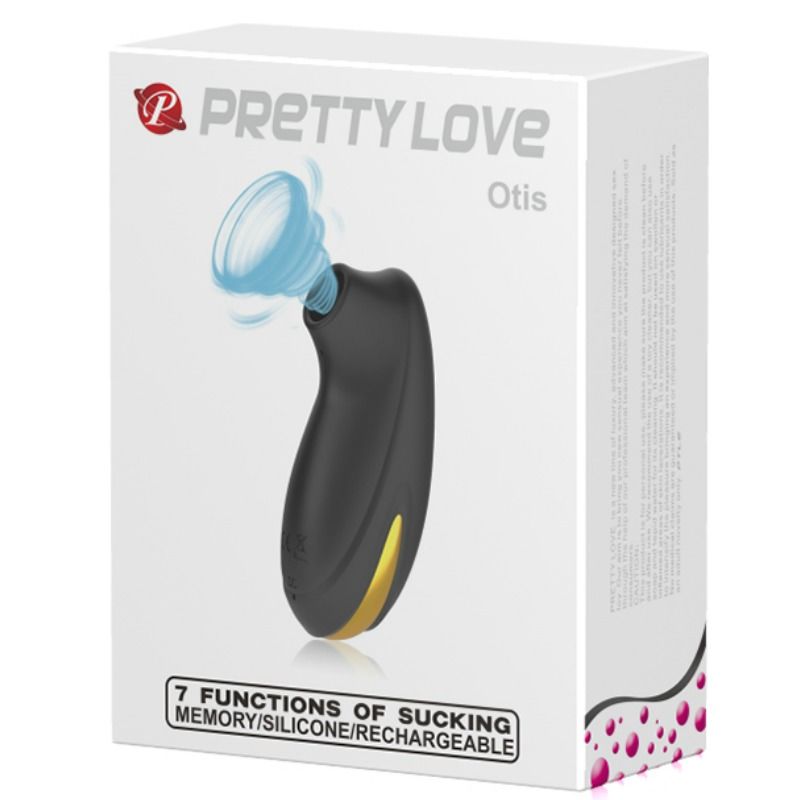 PRETTY LOVE SMART OTIS sugstimulator i svart och guld