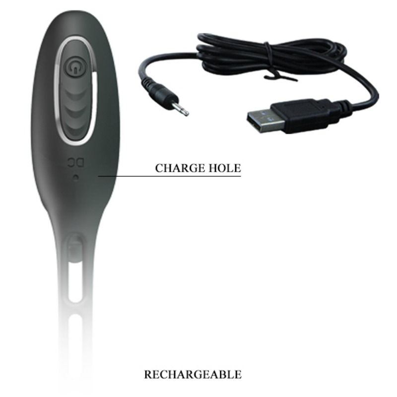 Pretty Love penisringar med vibratorplugg
