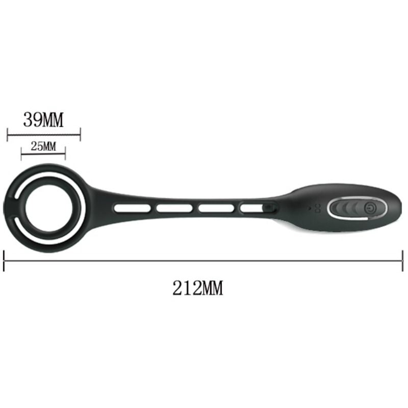 Pretty Love penisringar med vibratorplugg