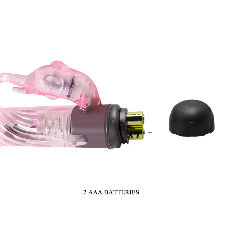 BAILE vibrator med rosa kanin och 10 vibrationslägen