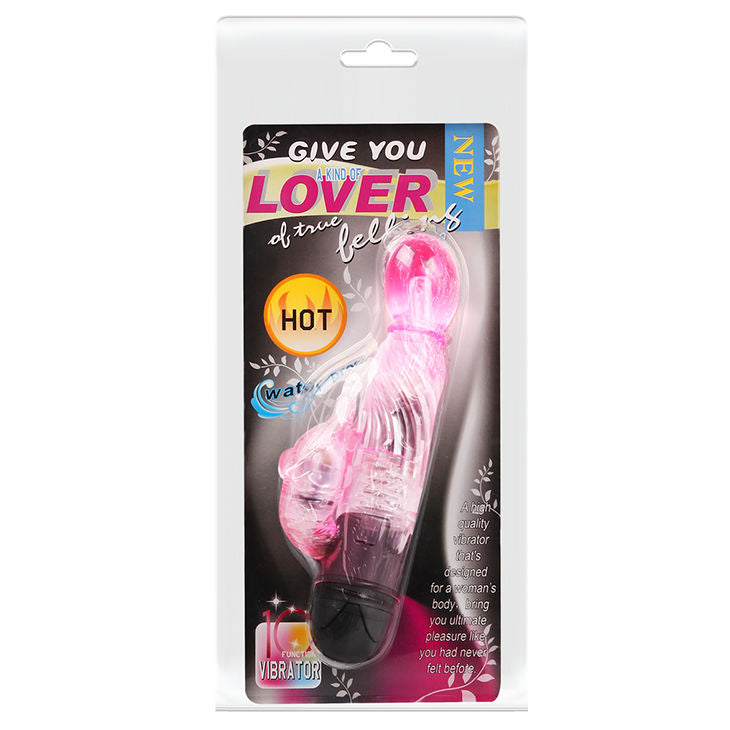 BAILE vibrator med rosa kanin och 10 vibrationslägen